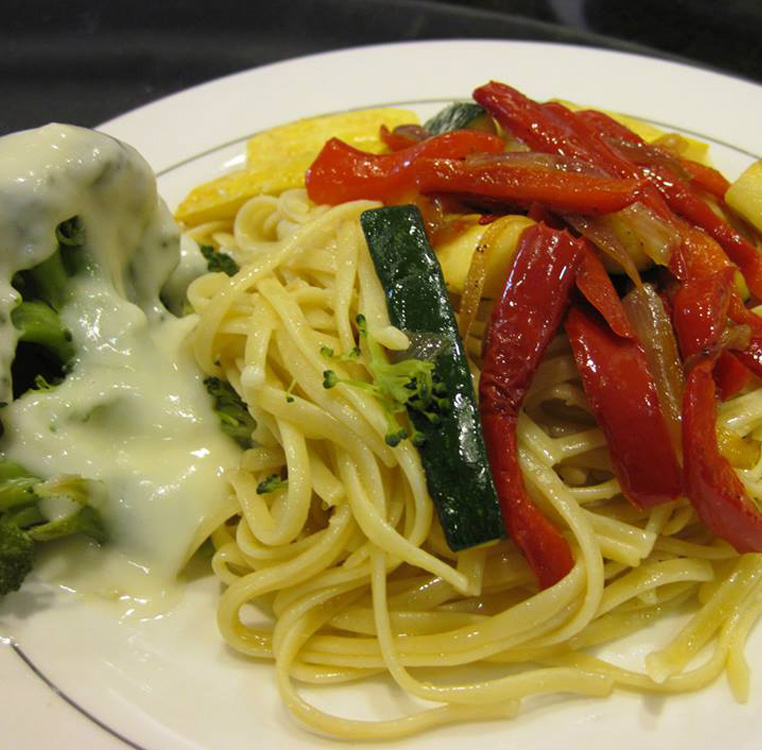 Pasta Primavera with Grilled Vegetables